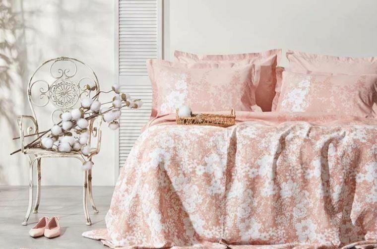 Yataş Bedding Çift Kişilik Andressa Pike Takımı - Blush