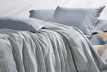 Yataş Bedding Çift Kişilik Marita Pike Takımı - Gri