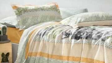 Yataş Bedding Çift Kişilik Blair Pike Takımı - Turuncu