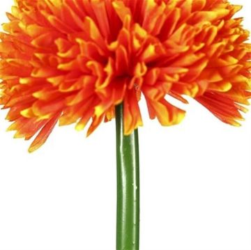 Biev Uzun Saplı Yapay Kadife Çiçeği Turuncu