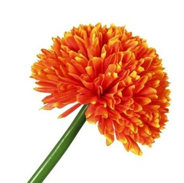 Biev Uzun Saplı Yapay Kadife Çiçeği Turuncu