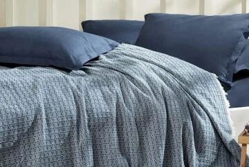 Yataş Bedding Çift Kişilik Marita Pike Takımı - Lacivert
