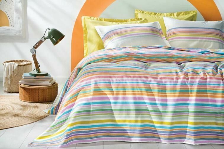 Yataş Bedding Çift Kişilik Evan Pike Takımı - Pembe