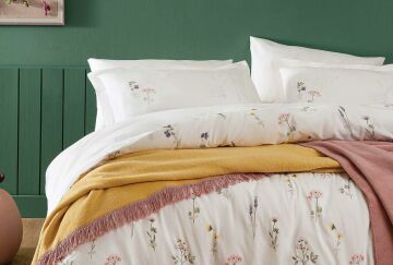 Yataş Bedding Tek Kişilik Louıs Battaniyeli Nevresim Takımı Seti Pudra