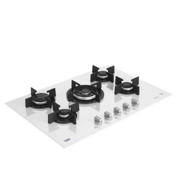 Beko BOCD T 7520 DWKB Gazlı Cam Tablalı Ocak