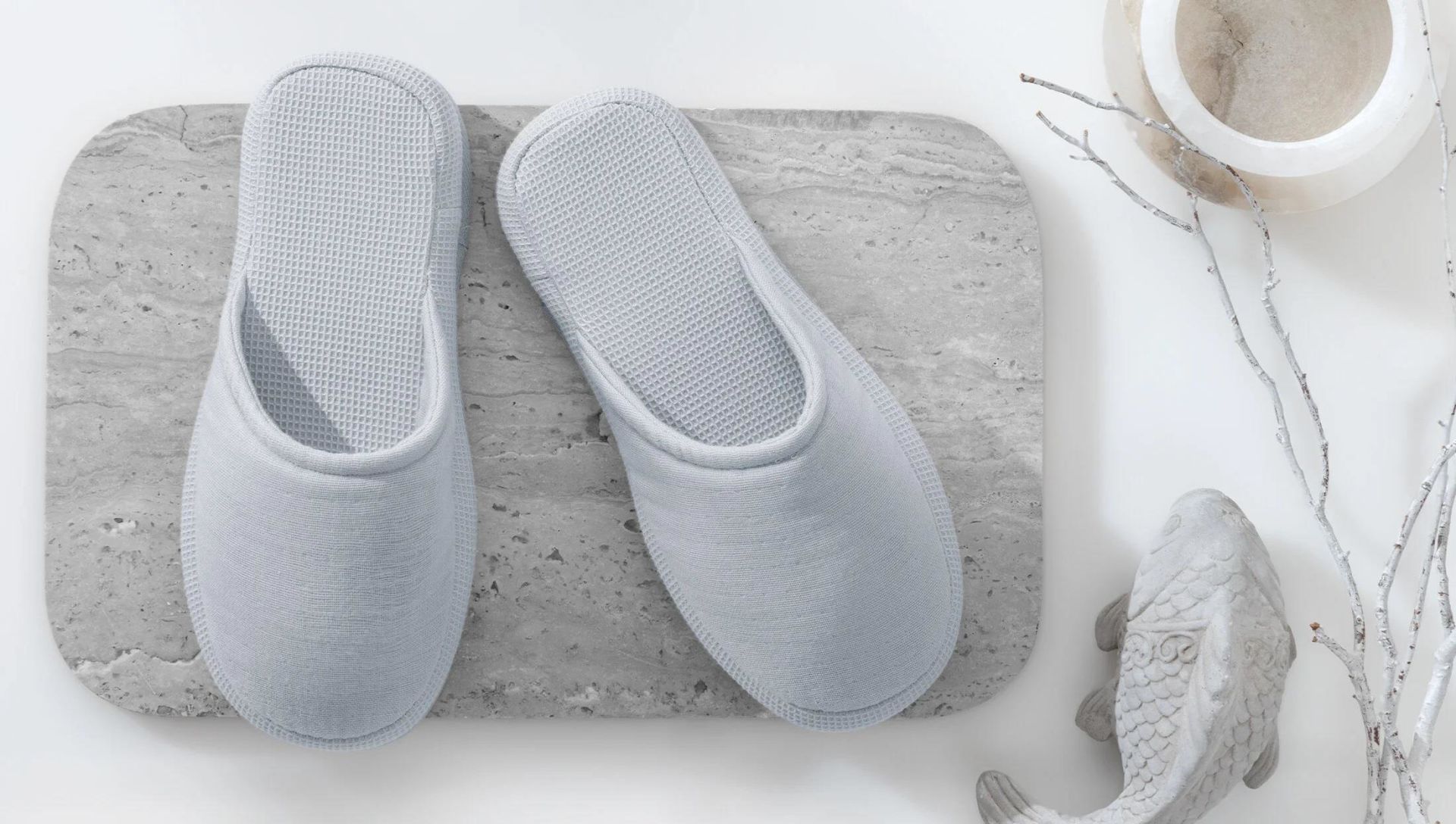 Yataş Bedding Harold Muslin Terlik (42-44) Gri