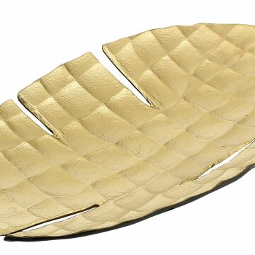 Biev Gold Black Dekoratif Kase 45x25 cm