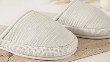 Yataş Bedding Harold Muslin Terlik (39-41) Keten
