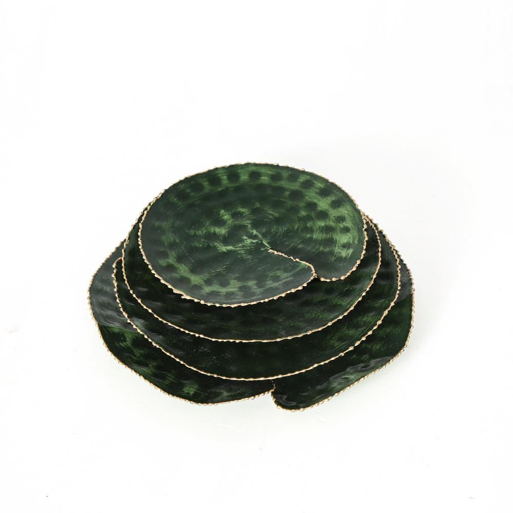 Biev Lotus Metal Mumluk Küçük 22.5X22.5X7.5 Cm/Ak.Jb0020