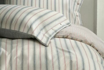 Yataş Bedding Tek Kişilik Lora İpliği Boyalı Nevresim Takımı - Indigo