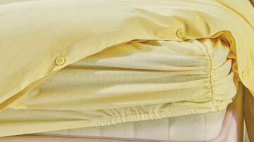 Yataş Bedding Tek Kişilik Plain Rnf Yıkamalı Nevresim Takımı - Sarı