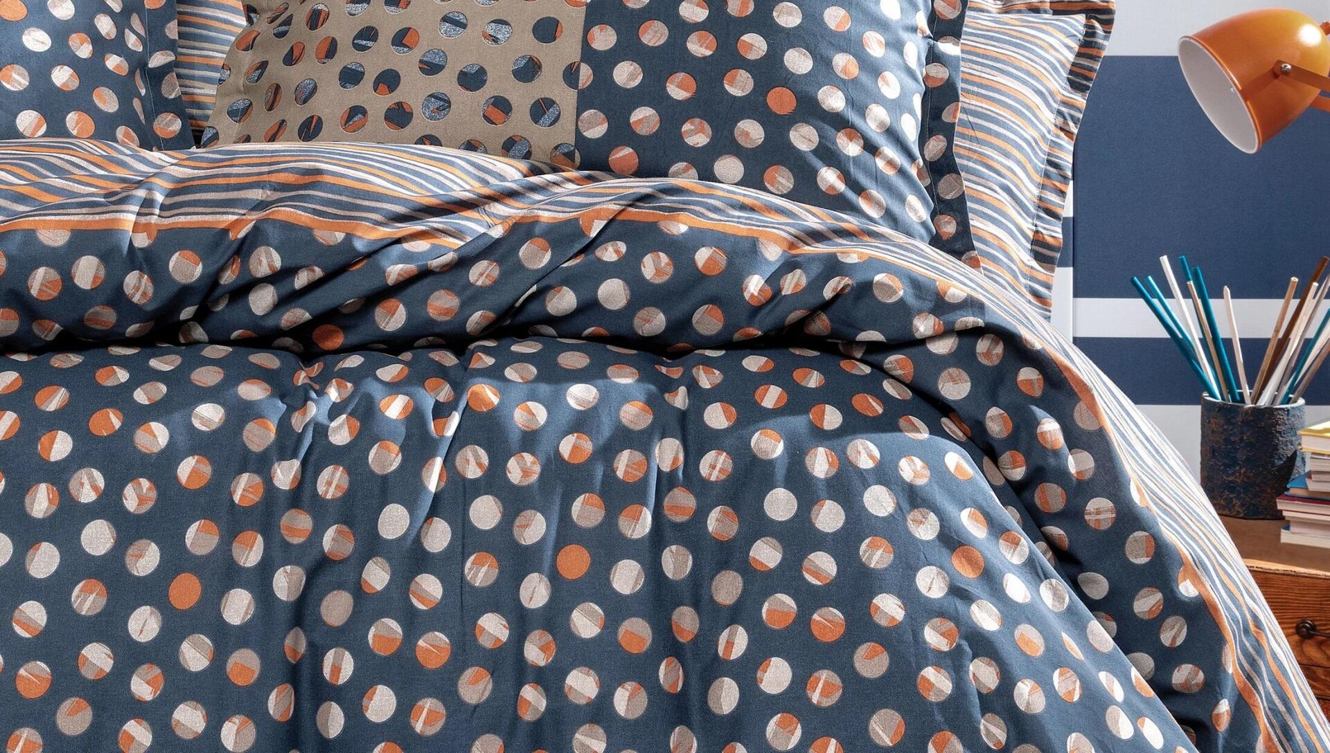Yataş Bedding Çift Kişilik Zoey Rnf Nevresim Takımı Lacivert