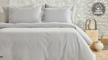 Yataş Bedding Tek Kişilik Plain Rnf Yıkamalı Nevresim Takımı - Gri