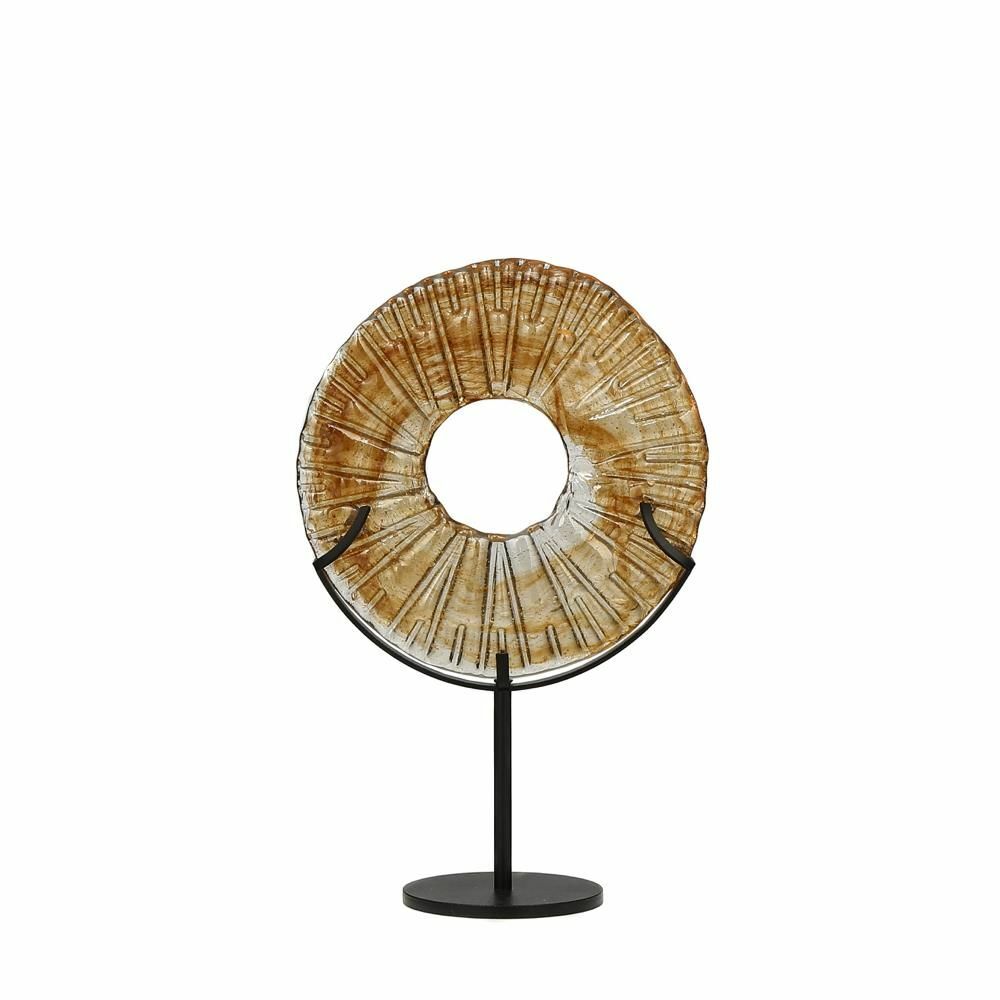 Biev Cam Disk Kahve Küçük/Ak.Kkd0031