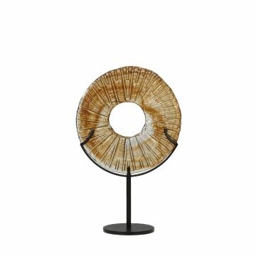 Biev Cam Disk Kahve Küçük/Ak.Kkd0031