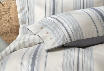 Yataş Bedding Tek Kişilik Rena İpliği Boyalı Nevresim Takımı - Indigo