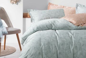 Yataş Bedding Çift Kişilik Madelin Saten Nevresim Takımı - Nil Yeşili