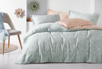 Yataş Bedding Çift Kişilik Madelin Saten Nevresim Takımı - Nil Yeşili
