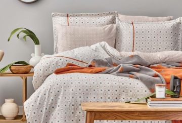 Yataş Bedding Tek Kişilik Marcius Battaniye Nevresim Takımı Seti Tarçın