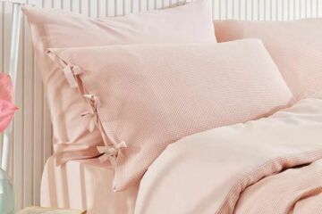 Yataş Bedding Çift Kişilik Pure Rnf Yıkamalı Nevresim Takımı - Blush
