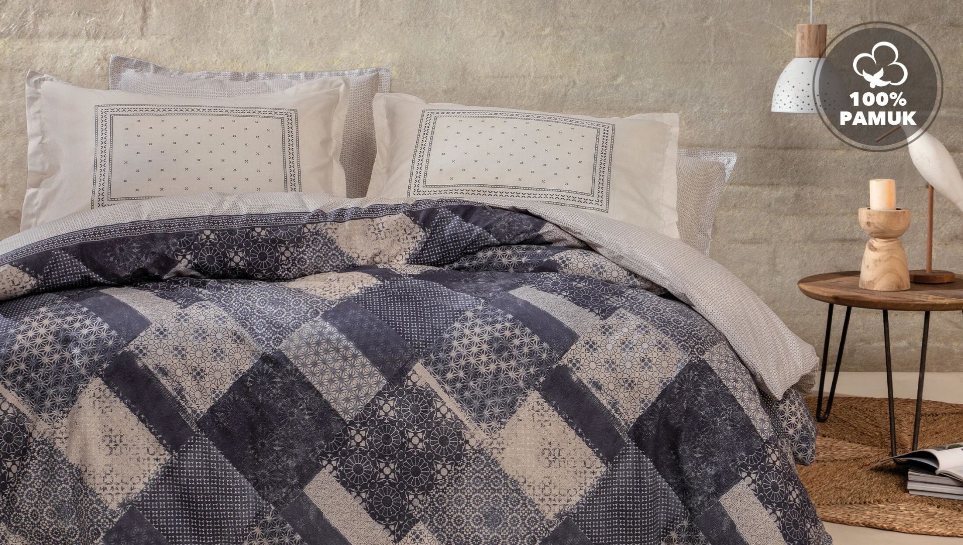 Yataş Bedding Tek Kişilik Noa Rnf Nevresim Takımı - Mavi