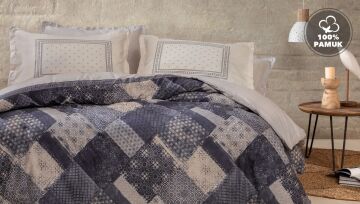 Yataş Bedding Tek Kişilik Noa Rnf Nevresim Takımı - Mavi