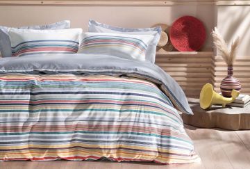 Yataş Bedding Tek Kişilik Evan Rnf Nevresim Takımı - Mavi