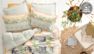 Yataş Bedding Tek Kişilik Blair Rnf Nevresim Takımı - Turuncu