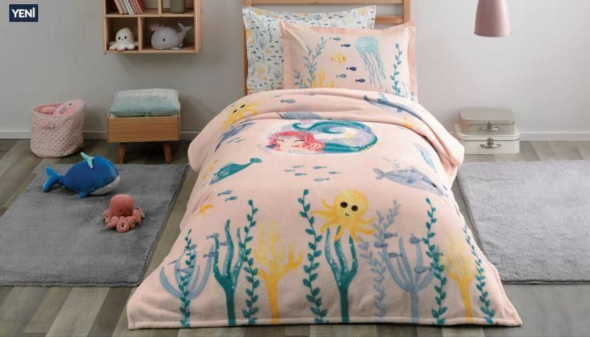 Yataş Bedding Tek Kişilik Wellsoft Battaniyeli Lastikli Çarşaf Seti - Minthe