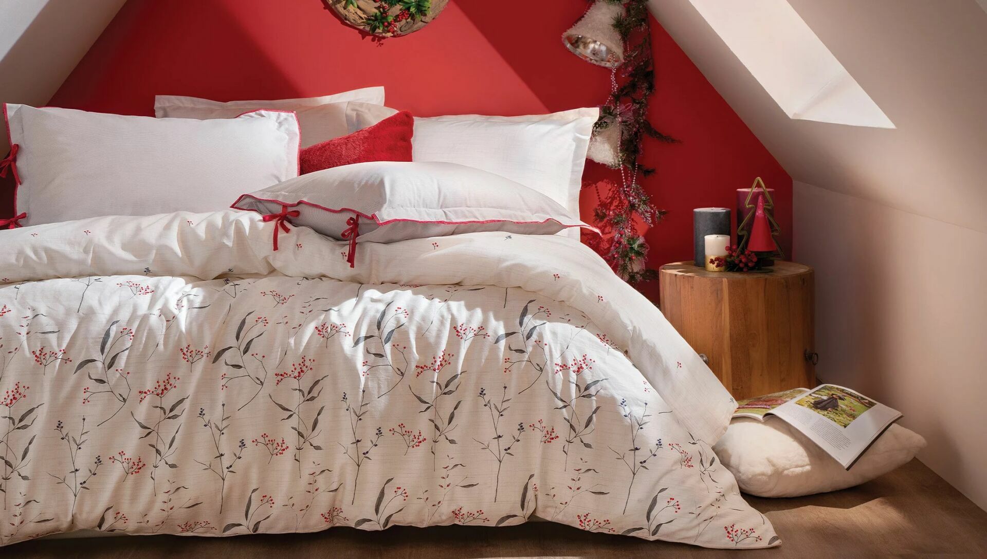 Yataş Bedding Çift Kişilik Karina Rnf Nevresim Takımı - Beyaz