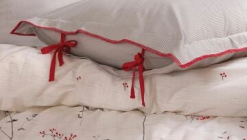 Yataş Bedding Çift Kişilik Karina Rnf Nevresim Takımı - Beyaz