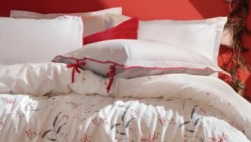 Yataş Bedding Çift Kişilik Karina Rnf Nevresim Takımı - Beyaz