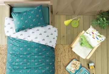 Yataş Bedding Tek Kişilik XL Atlanta Rnf Nevresim Takımı Yeşil