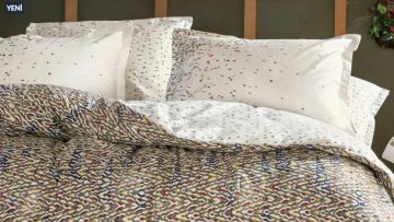 Yataş Bedding Çift Kişilik Trixy Rnf Nevresim Takımı - Gri