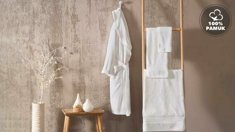 Yataş Bedding Essentials Bornoz - Ekru (XL)