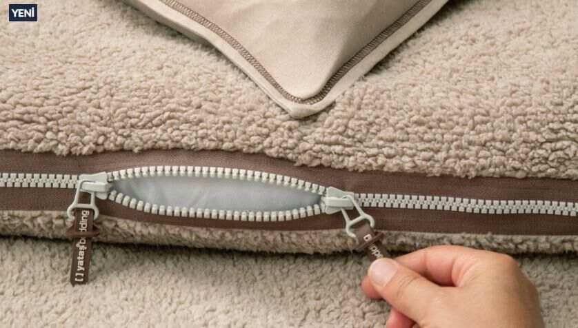 Yataş Bedding Çift Kişilik CoverMe Stone Battaniye Nevresim Takımı - Bej