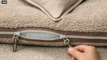 Yataş Bedding Çift Kişilik CoverMe Stone Battaniye Nevresim Takımı - Bej