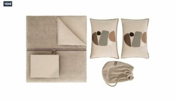 Yataş Bedding Tek Kişilik CoverMe Stone Battaniye Nevresim Takımı - Bej