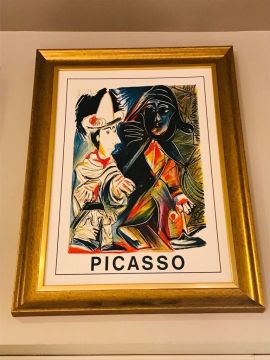 Biev Çerçeveli Tablo 45X60 Soyut Picasso