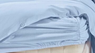 Yataş Bedding Çift Kişilik Plain Rnf Yıkamalı Nevresim Takımı - İndigo