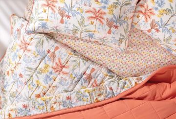 Yataş Bedding Çift Kişilik Marsel Co-Mic Yatak Örtüsü Takımı Turuncu