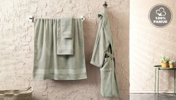 Yataş Bedding Essentials Bornoz Nil Yeşili L