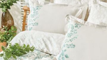 Yataş Bedding Çift Kişilik Lidia Rnf Nevresim Takımı - Adaçayı