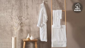 Yataş Bedding Essentials Bornoz Ekru S