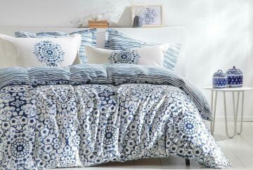 Yataş Bedding Çift Kişilik Sancia Rnf Nevresim Takımı - Mavi