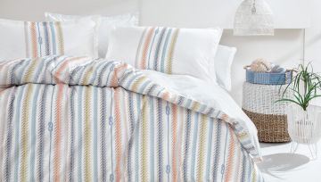 Yataş Bedding Çift Kişilik Benito Rnf Nevresim Takımı Yağ Yeşili