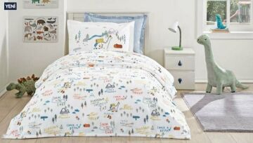 Yataş Bedding Tek Kişilik Wellsoft Battaniyeli Lastikli Çarşaf Seti - Dinno