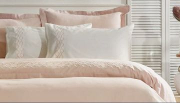 Yataş Bedding Çift Kişilik Urban Saten Nevresim Takımı - Pudra