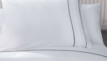 Yataş Bedding Çift Kişilik XL Floel Krep Nervurlu Nevresim Takımı Gri