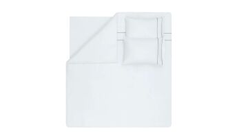 Yataş Bedding Çift Kişilik XL Floel Krep Nervurlu Nevresim Takımı Gri